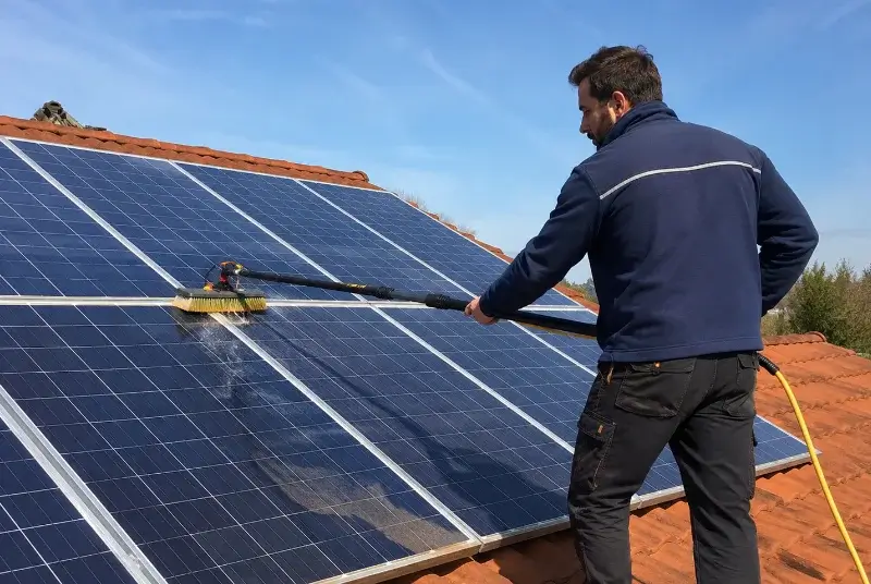 Nettoyage et entretien de panneaux solaires à Soyans